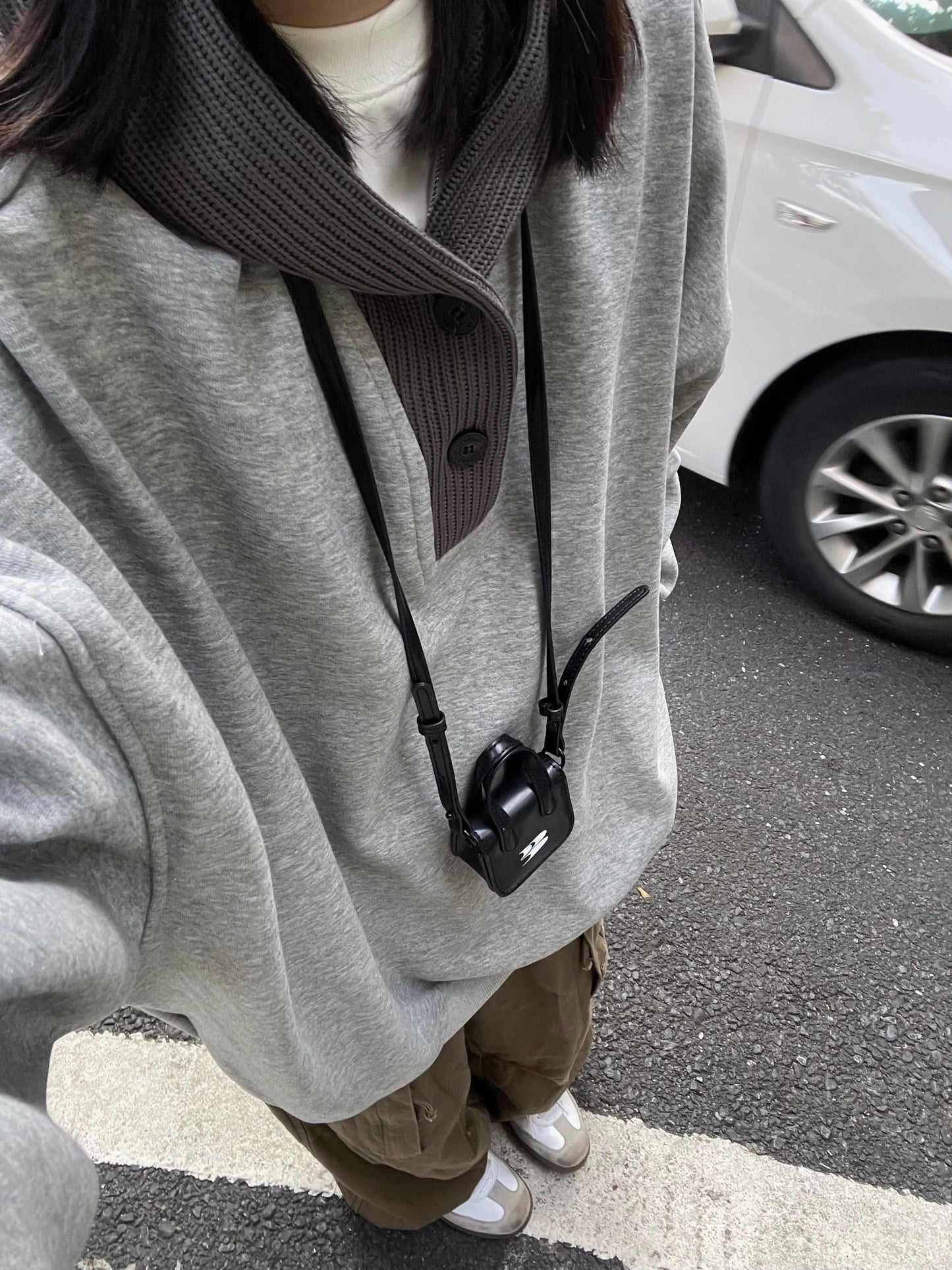 日系レトロ・ワッフル薄起毛フーディ（AVN004）