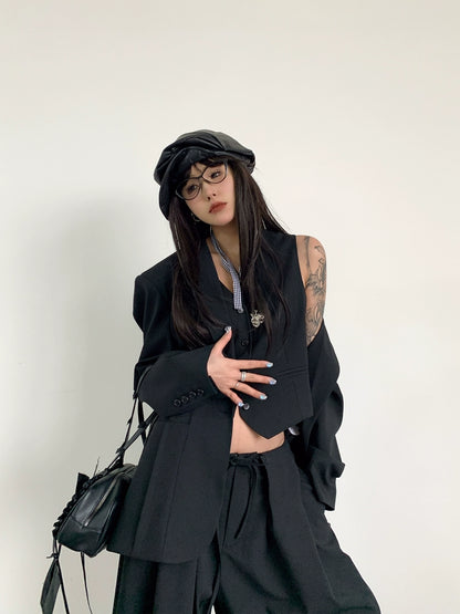 グレーオーバーサイズテーラード(MF937)