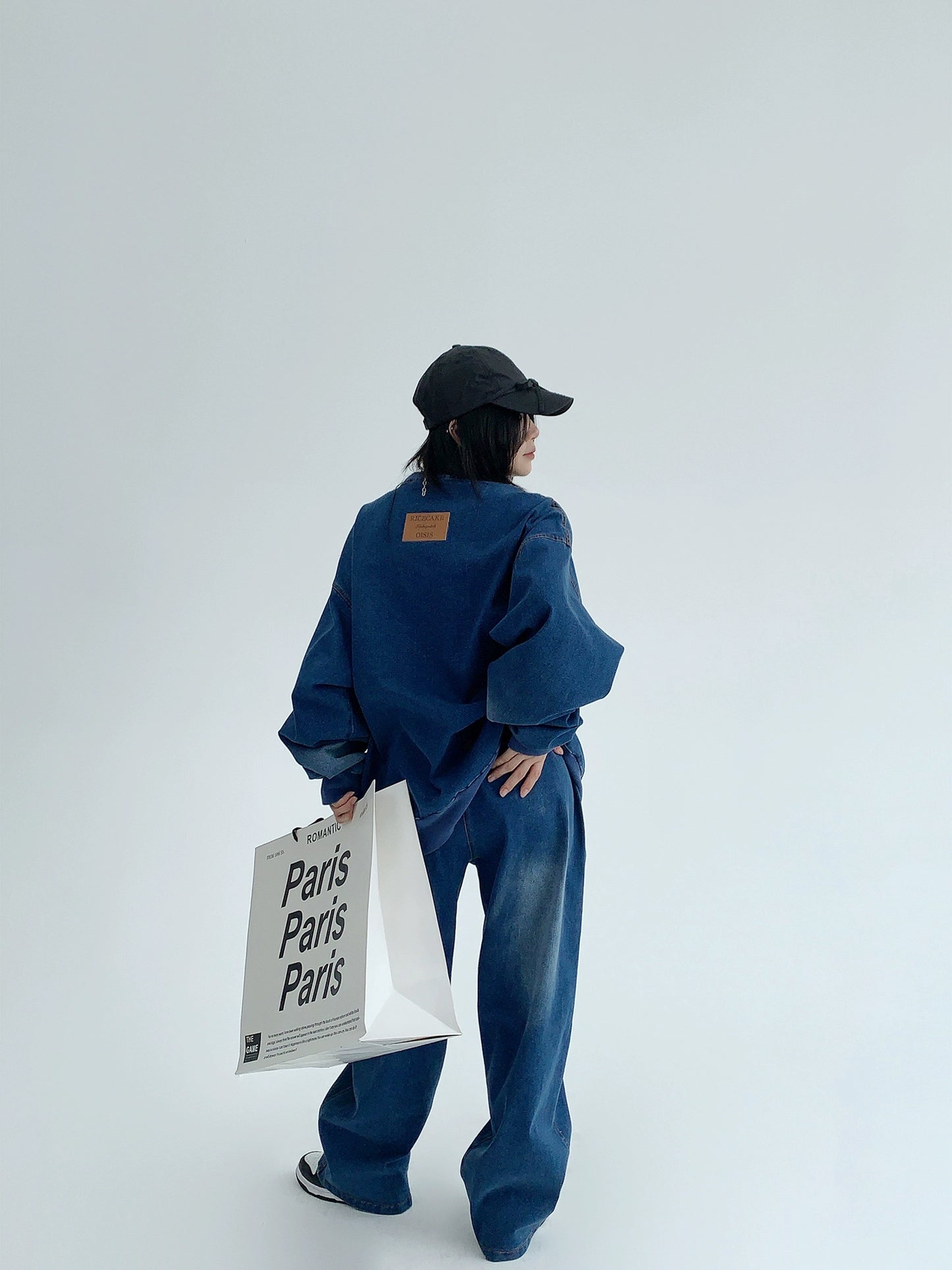 デニムウォッシュスウェット｜重厚ウォッシュ加工×ストリート（MF294）