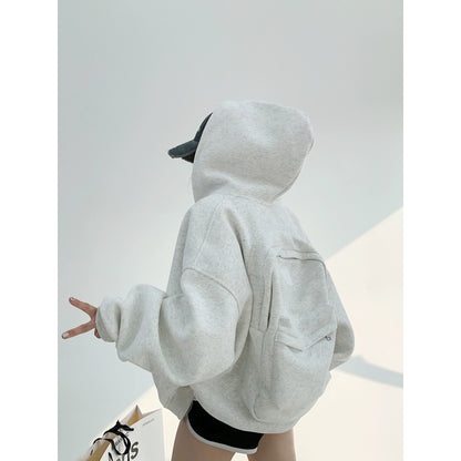 バックパックデザインフーディジャケット(HU290)