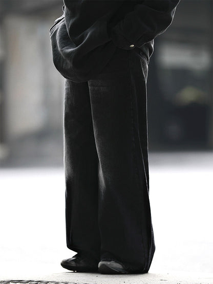 美式ヴィンテージ・ウォッシュワイドデニム（CZ402）