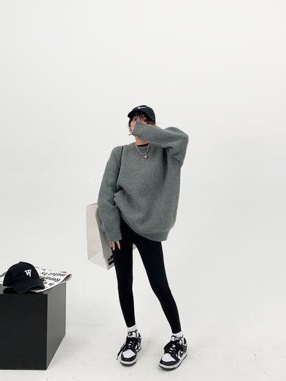 CHICAGO刺繍 重磅オーバーサイズニット（厚手）（AVN055）