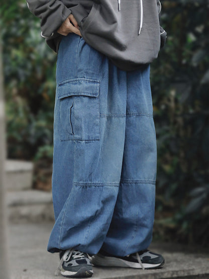 ヴィンテージ極太ストレートデニムパンツ（CZ222）