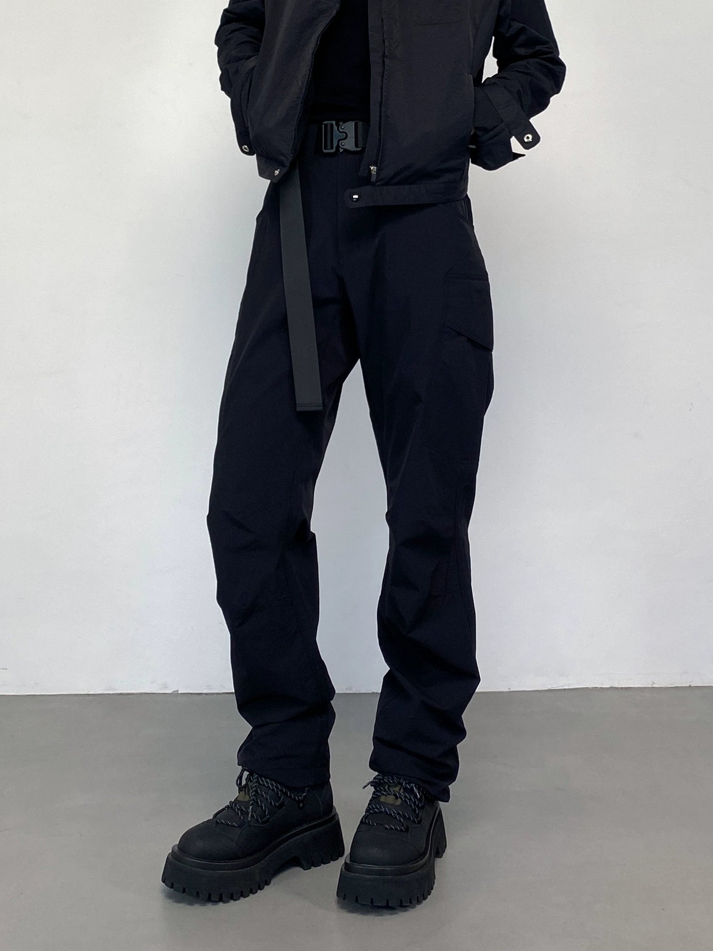 防水裏起毛カーゴジョガーパンツ（HU108）