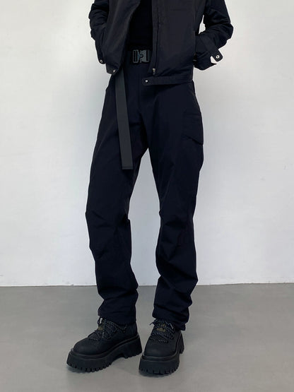 防水裏起毛カーゴジョガーパンツ（HU108）