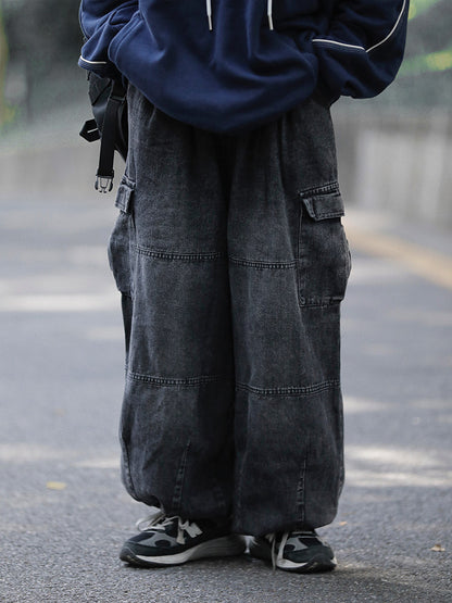 ヴィンテージ極太ストレートデニムパンツ（CZ222）