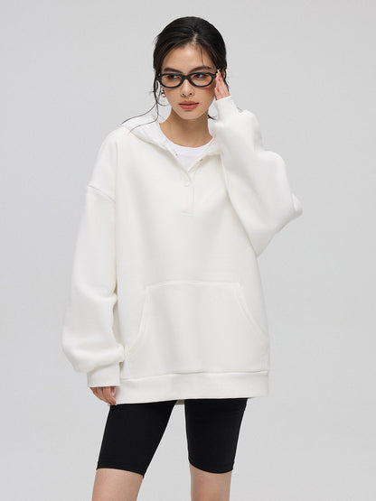 冬季フード切替 オーバーサイズ スウェット（AVN034）