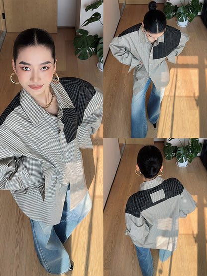 コットン長袖シャツ（AVN024）