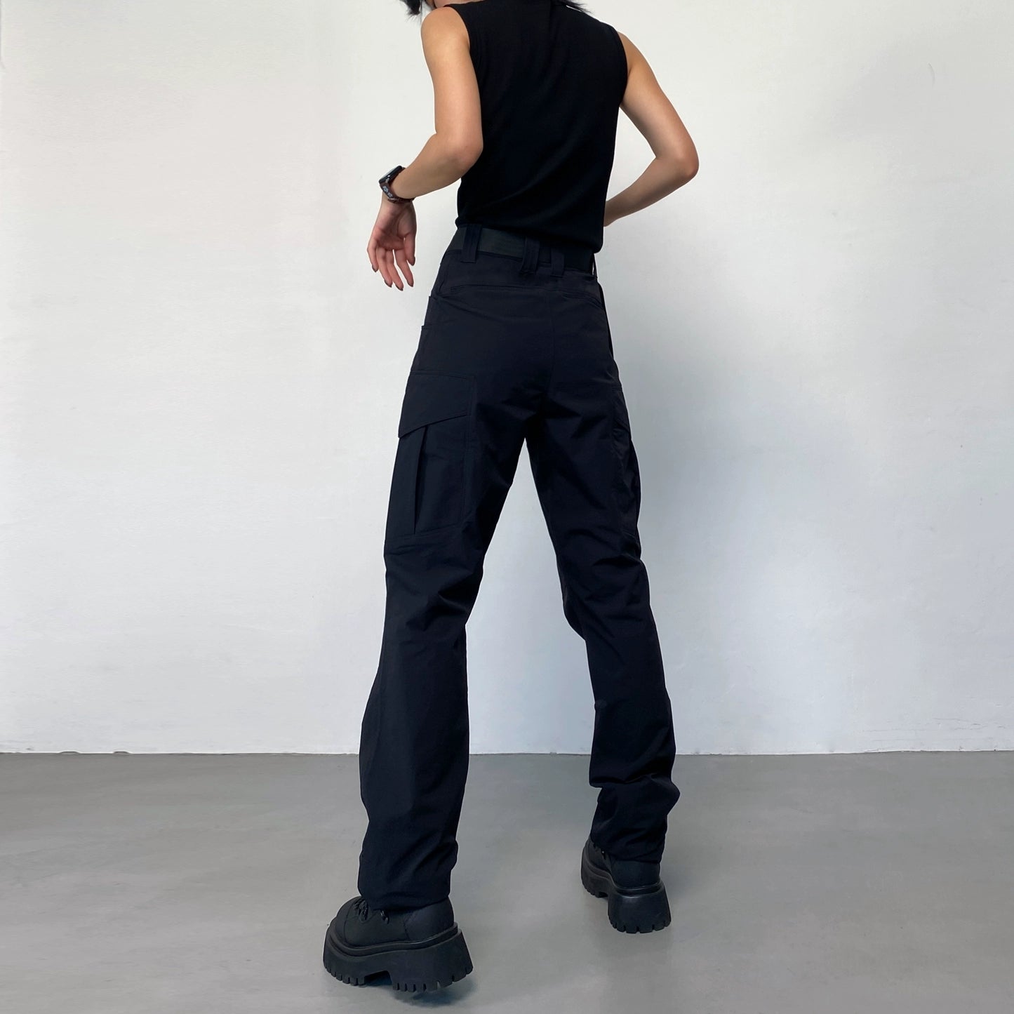 防水裏起毛カーゴジョガーパンツ（HU108）