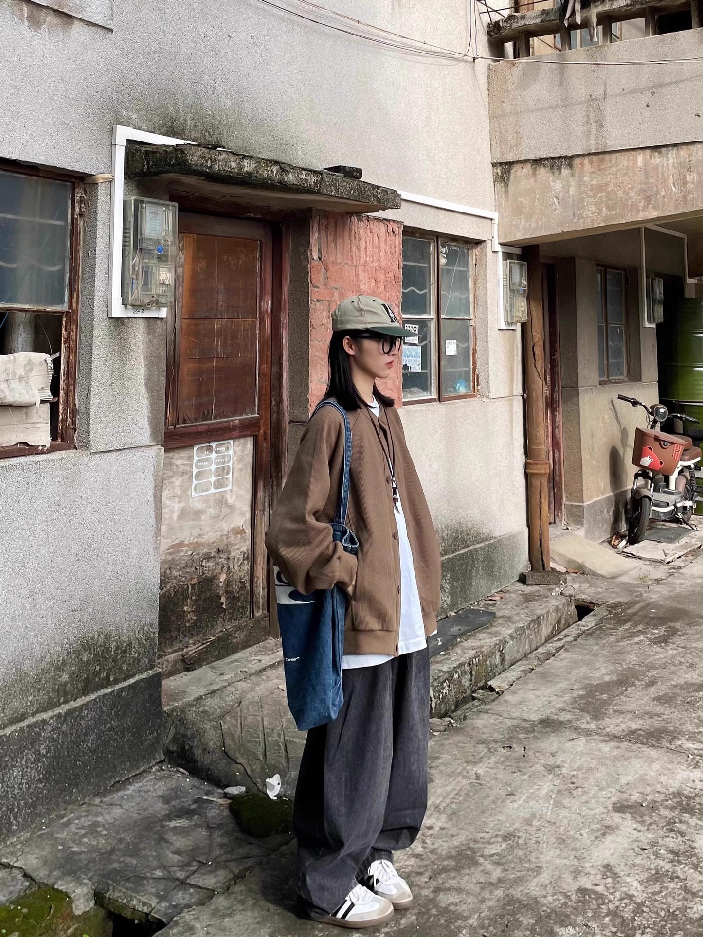 日系レトロ・340gヘビーウェイトワイドデニム（AVN006）