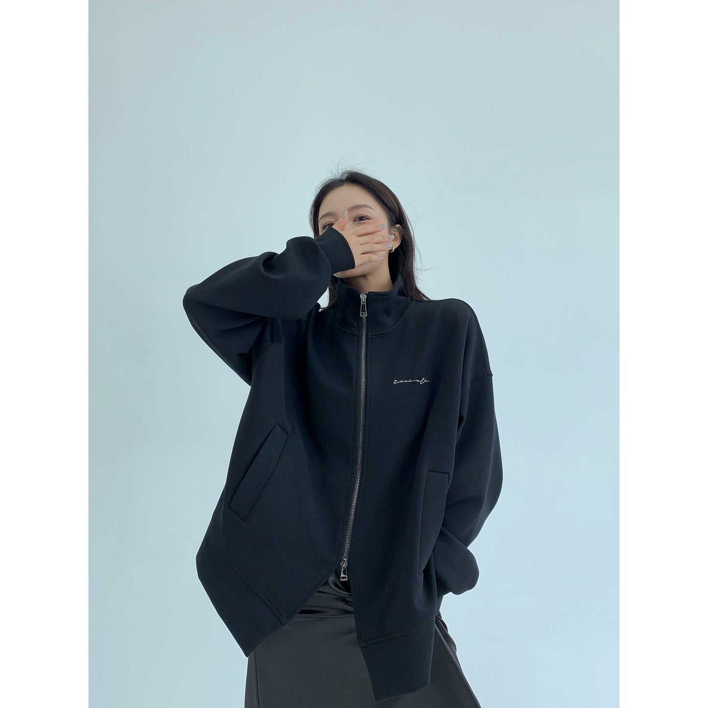 美式ヴィンテージ立領リラックスジャケット(HU940)