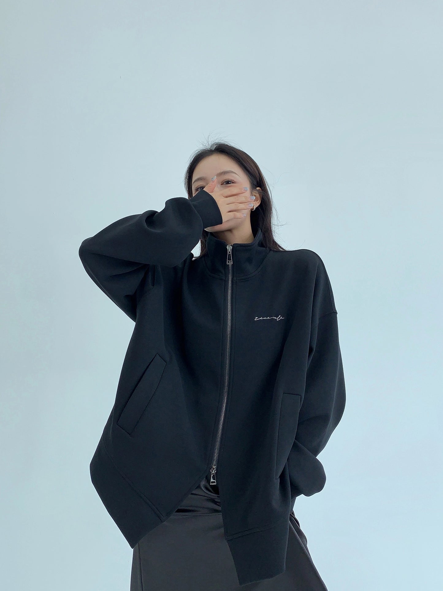 美式ヴィンテージ立領リラックスジャケット(HU940)